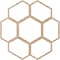 Ekena Millwork Florin Wood Fretwork Pierced Ceiling Medallion, Alder, 20"OD x 7"ID x 3/8"T CMWP20X20X0375FOAL - alternate 5